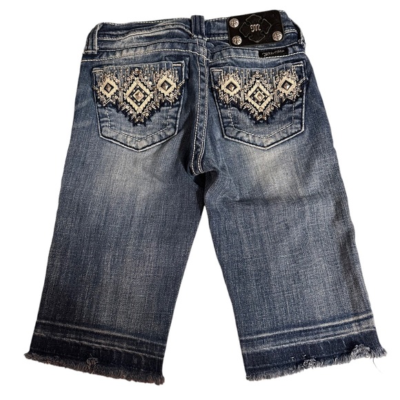 Miss Me Bermuda Shorts Girls Size 10 - Picture 1 of 3